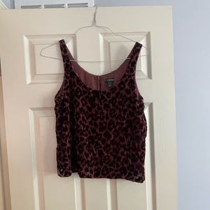 Velvet Leopard Jcrew Top
